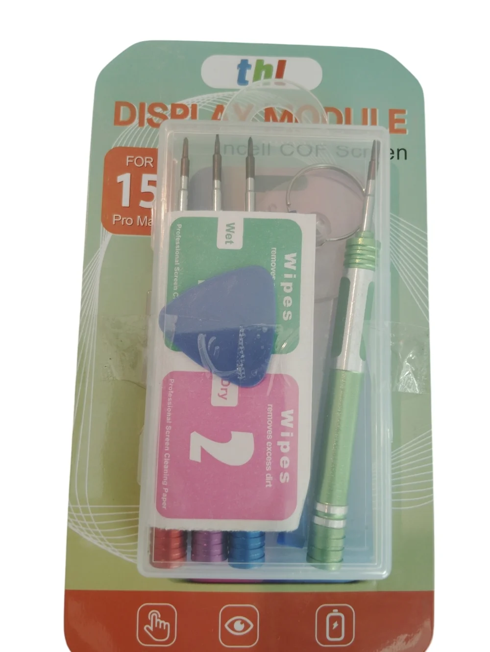 thl Display Module Screen for iPhone 15 Pro‎ Max - Pastel Rainbow NWT